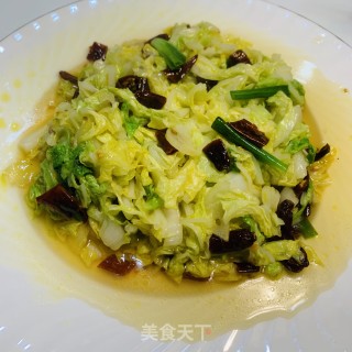 炝炒白菜丝的做法步骤：5