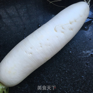 浇汁水萝卜的做法步骤：1