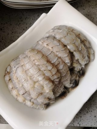 蒸皮皮虾肉的做法步骤：1