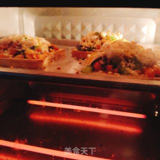 吐司披萨的做法步骤：8