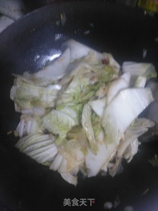 醋溜白菜的做法步骤：2
