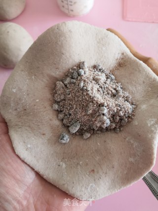 花生核桃渣红糖馅饼的做法步骤：12