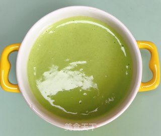 西兰花蛋黄泥的做法步骤：10