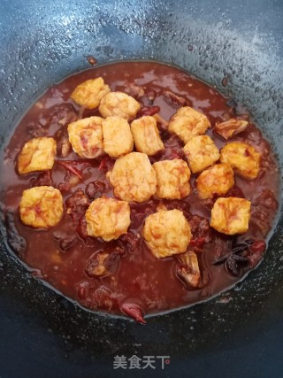 番茄豆腐泡焖牛腩的做法步骤：11