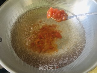 番茄酱鸡蛋青菜汤的做法步骤：3