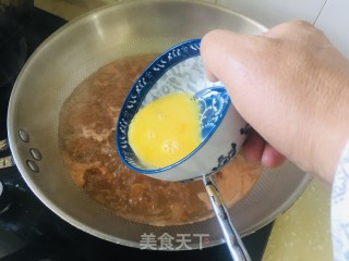 番茄酱鸡蛋青菜汤的做法步骤：6