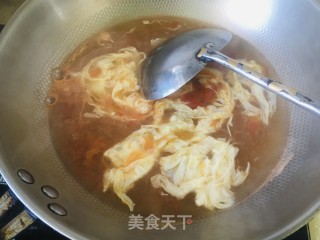 番茄酱鸡蛋青菜汤的做法步骤：7