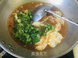 番茄酱鸡蛋青菜汤的做法步骤：8
