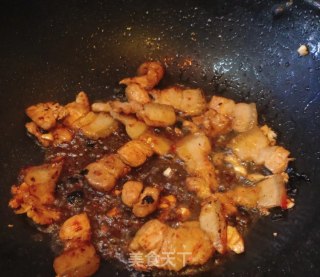 青椒炒回锅肉的做法步骤：7
