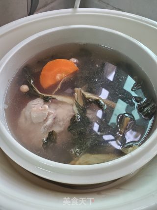 猪骨煲菜干的做法步骤：8
