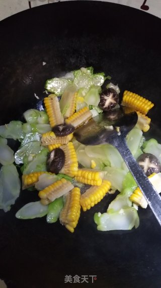 田园时蔬的做法步骤：5