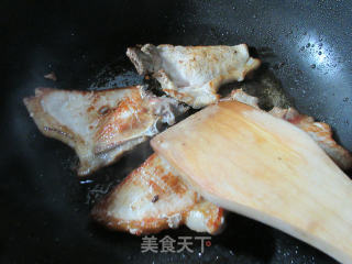 鲜素鸡烧大排的做法步骤：5