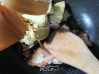 鲜素鸡烧大排的做法步骤：6
