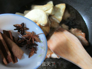 鲜素鸡烧大排的做法步骤：12