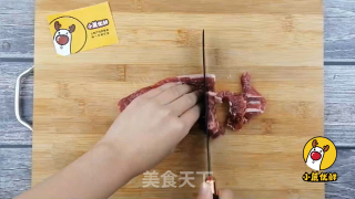 宝贝生鲜，补铁增强免疫力——胡萝卜牛肉肠【小鹿优鲜】的做法步骤：2