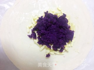芝士紫薯饼的做法步骤：4