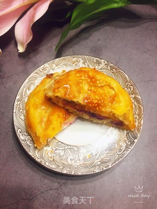 芝士紫薯饼的做法步骤：10