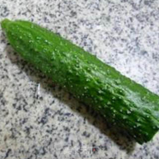 肉末青瓜炒年糕的做法步骤：1