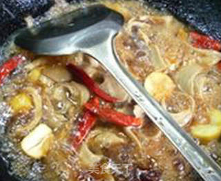 扁豆板栗烧面筋的做法步骤：11