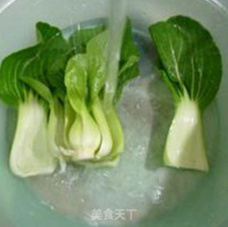 胡萝卜青菜炒年糕的做法步骤：4