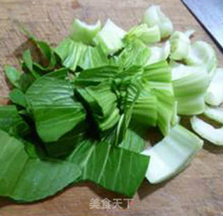 胡萝卜青菜炒年糕的做法步骤：5
