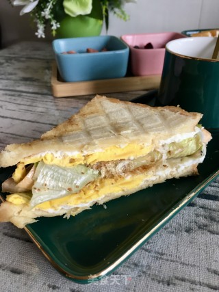 鸡蛋三明治的做法步骤：10