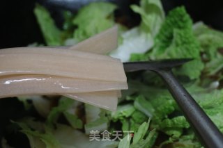白菜猪肉粉条的做法步骤：8