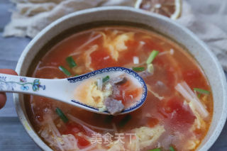 金针菇牛肉汤的做法步骤：12