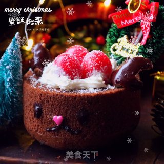 圣诞小麋鹿蛋糕的做法步骤：23