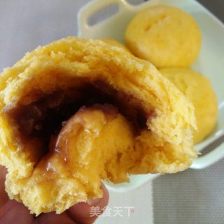 南瓜豆沙包的做法步骤：12