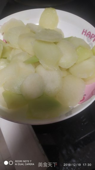 鸭肉炒芥兰头的做法步骤：4