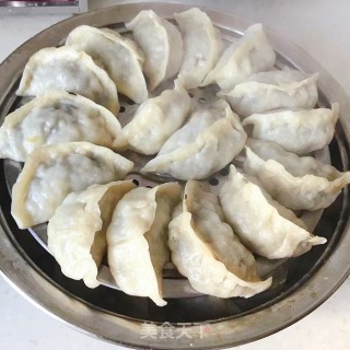 家常腌雪菜蒸饺的做法步骤：9