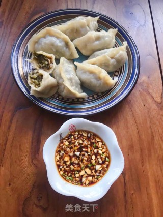家常腌雪菜蒸饺的做法步骤：10