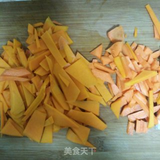 胡萝卜南瓜????米糊的做法步骤：1