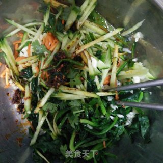 胡萝卜凉拌菠菜的做法步骤：4