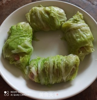 白菜酿肉的做法步骤：7