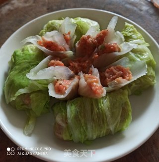 白菜酿肉的做法步骤：8