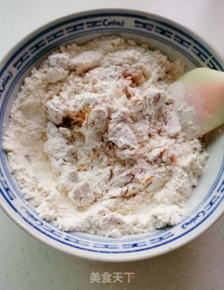 圣诞南瓜花环馒头的做法步骤：6