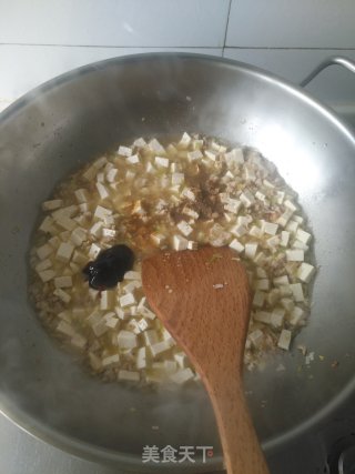 肉末豆腐拌面的做法步骤：7