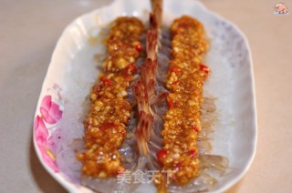 蒜蓉粉丝开背虾的做法步骤：6