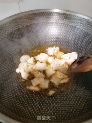 炝炒甘蓝球的做法步骤：3