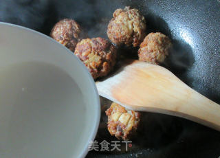 样子特难看的狮子头的做法步骤：21