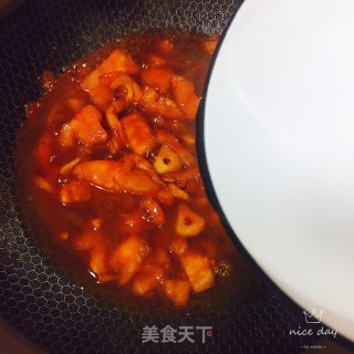 番茄浓汤胡萝卜面的做法步骤：9