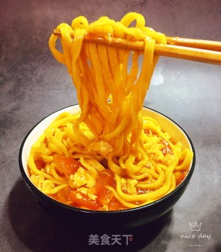 番茄浓汤胡萝卜面的做法步骤：16