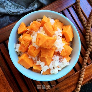 香甜蜜薯饭的做法步骤：6