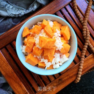 香甜蜜薯饭的做法步骤：7