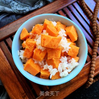香甜蜜薯饭的做法步骤：8