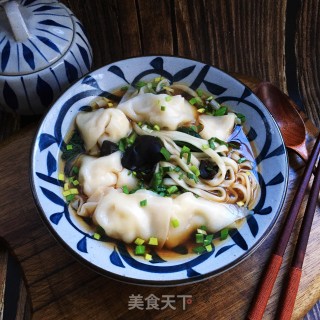 蚝油馄饨汤面的做法步骤：7