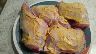 龙蒿芥末焖兔腿的做法步骤：5