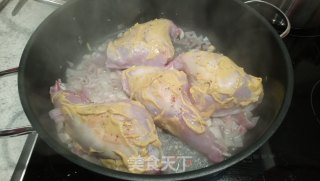 龙蒿芥末焖兔腿的做法步骤：8